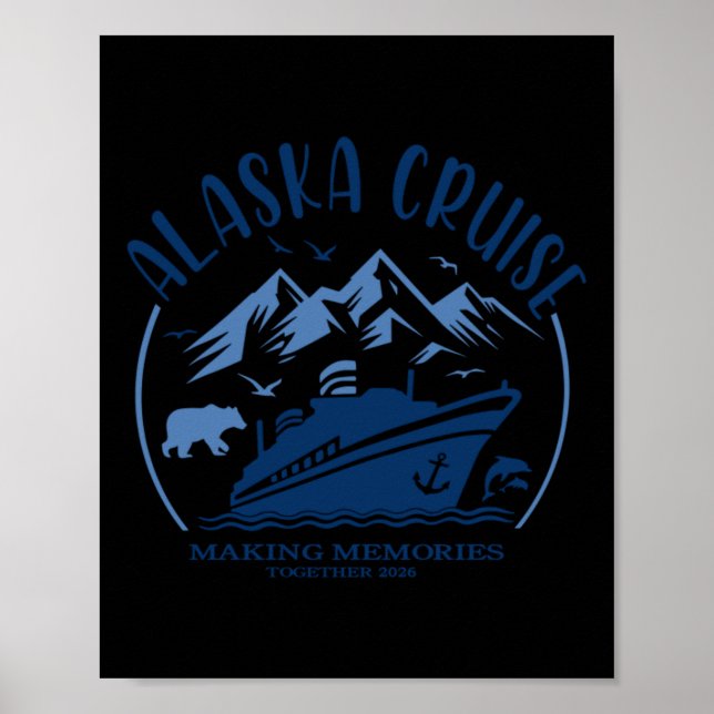 Alaska Cruise 2026 Poster (Front)