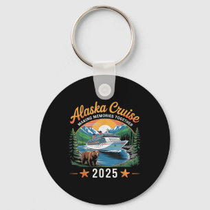 Alaska Cruise Making Memories 2025 Family Vacation Key Ring