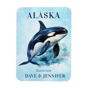 Alaska Cruise Ship Stateroom Magnet