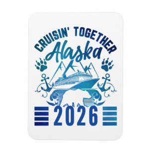 Alaska Cruise Ship Stateroom Magnet