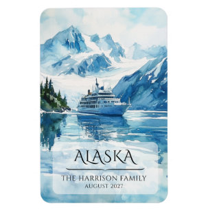 Alaska Cruise Ship Stateroom Magnet