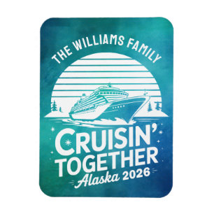 Alaska Cruise Ship Stateroom Magnet