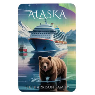 Alaska Cruise Ship Stateroom Magnet