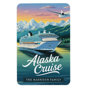 Alaska Cruise Ship Stateroom Magnet