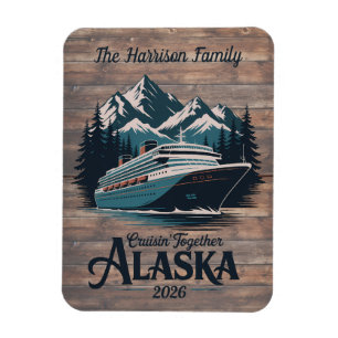 Alaska Cruise Ship Stateroom Magnet