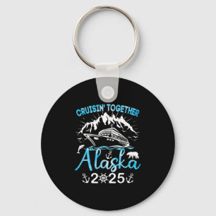 Alaska Cruise Ship Vacation Trip 2025 Family Cruis Key Ring