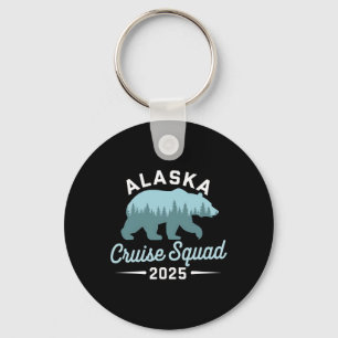 Alaska Cruise Squad 2025 Family Vacation Matching  Key Ring