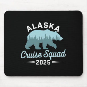 Alaska Cruise Squad 2025 Family Vacation Matching Mouse Pad
