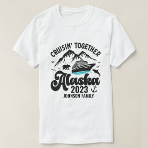 Alaska Cruise Together Personalized Name and Year T-Shirt
