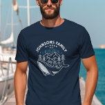 Alaska Cruise Trip Custom Family Matching Group  T-Shirt<br><div class="desc">Set sail with the "Alaska Cruise Trip Custom Family Matching Group " T-shirt,  personalised with your family name or group creating a lasting memory of your Alaskan escape. Perfect for commemorating cherished memories amidst Alaska's breathtaking landscapes.</div>