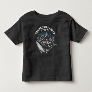 Alaska Cruise Trip Custom Family Matching Group Toddler T-Shirt