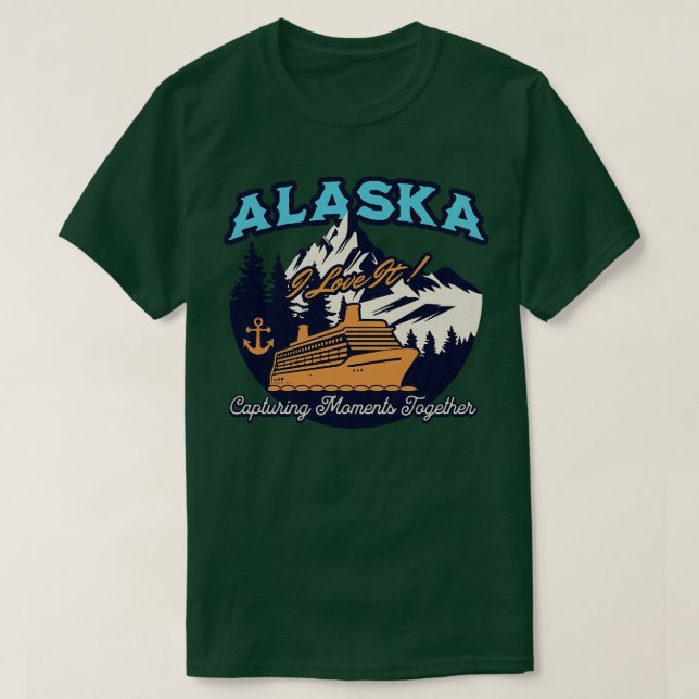 Alaska Cruise Vacation TShirt (Design Front)