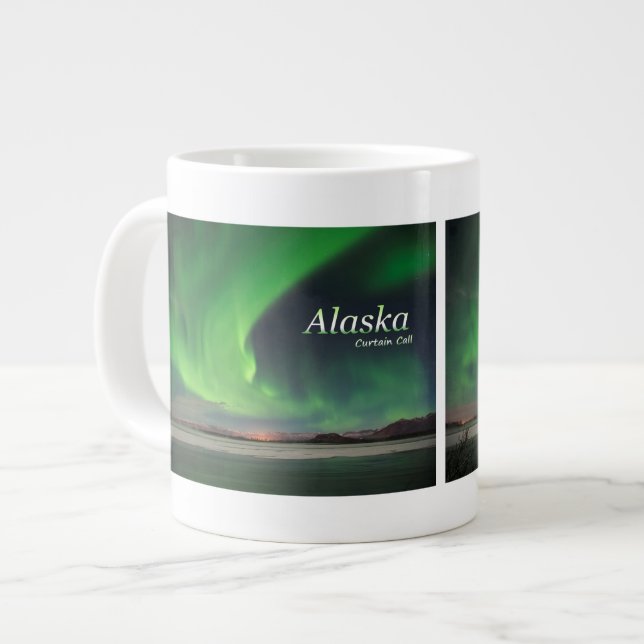 Alaska Curtain Call Large Coffee Mug (Front Left)