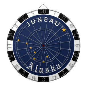 Alaska Dartboard, Alaskan Flag darts / game Dartboard