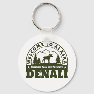 Alaska. Denali National Park and Preserve Key Ring