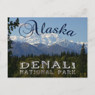 Alaska Denali National Park Mount McKinley Card