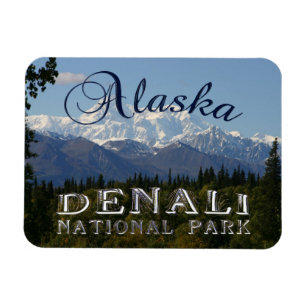 Alaska Denali National Park Mount McKinley Magnet