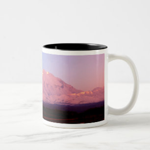 Alaska, Denali National Park, Mt. McKinley at Two-Tone Coffee Mug