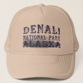 Alaska Denali National Park Mt McKinley Trucker Hat