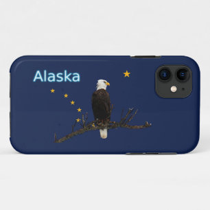 Alaska Eagle And Flag iPhone 11 Case
