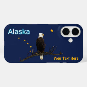 Alaska Eagle And Flag iPhone 16 Case