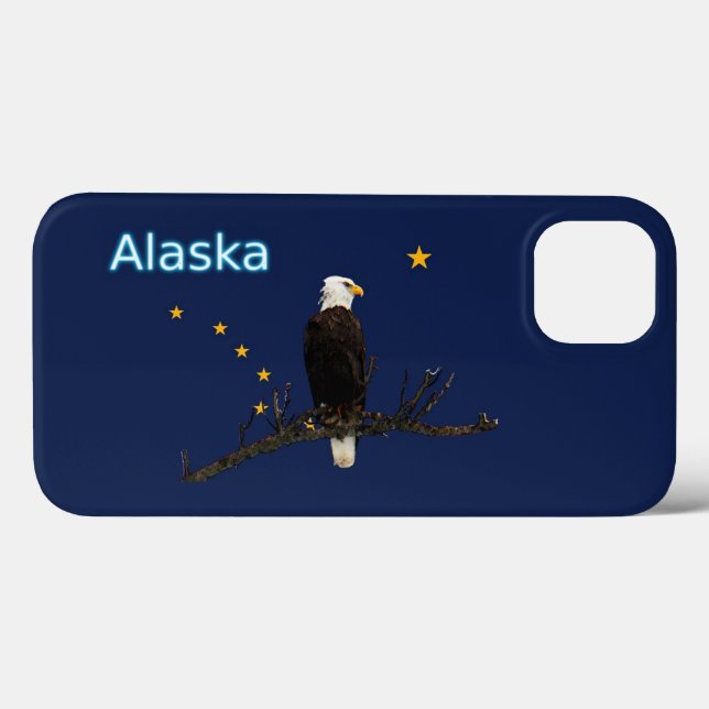 Alaska Eagle And Flag Case-Mate iPhone Case (Back (Horizontal))