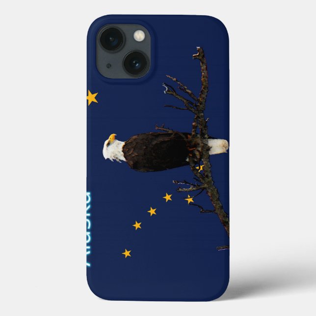 Alaska Eagle And Flag Case-Mate iPhone Case (Back)