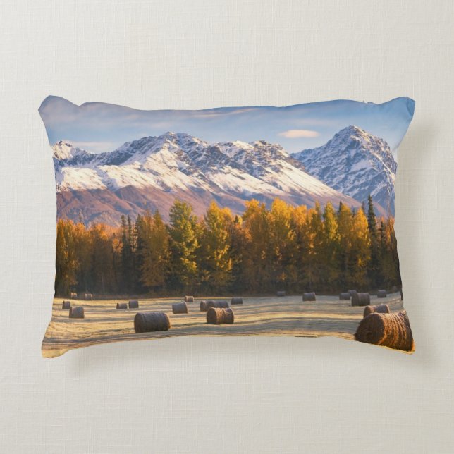 Alaska Farming Decorative Cushion (Front)