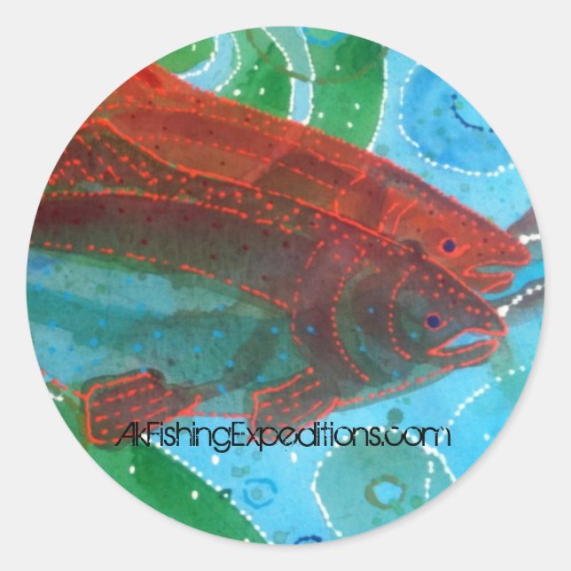 Alaska fish sticker (Front)