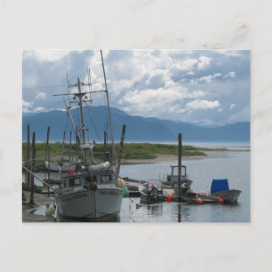 Alaska Fishing Boat Postcard