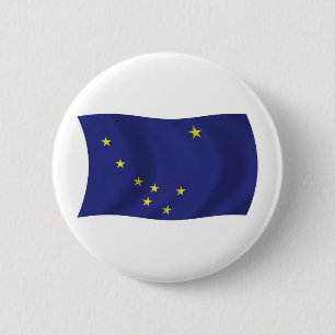 Alaska Flag Button
