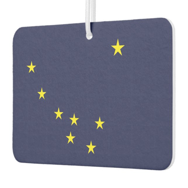 ALASKA Flag - Car Air Freshener (Left)