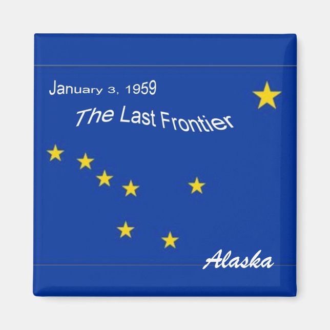 Alaska Flag Magnet (Front)