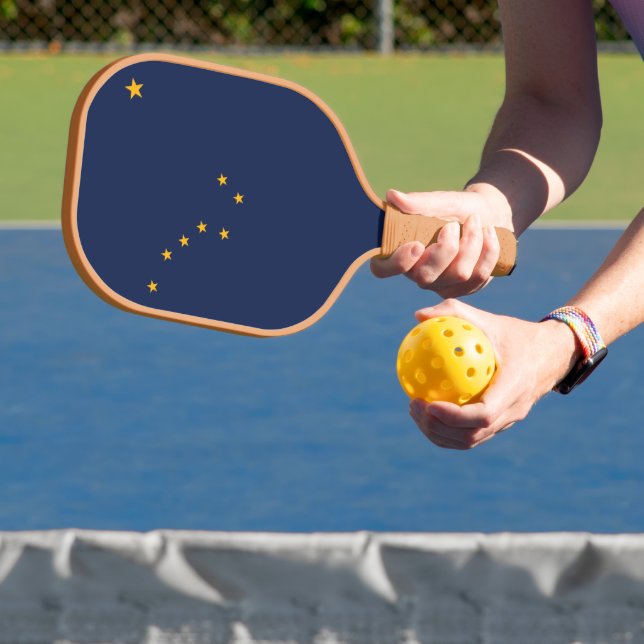 Alaska Flag Pickleball Paddle (Insitu)