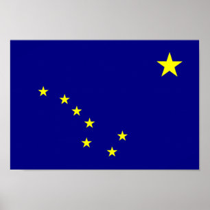 Alaska Flag Poster