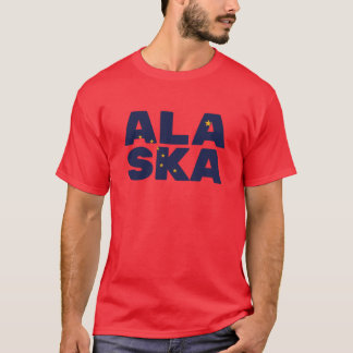 Alaska Flag Text T-Shirt
