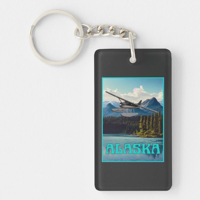 Alaska float plane key ring (Front)