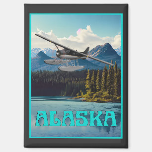 Alaska float plane magnet