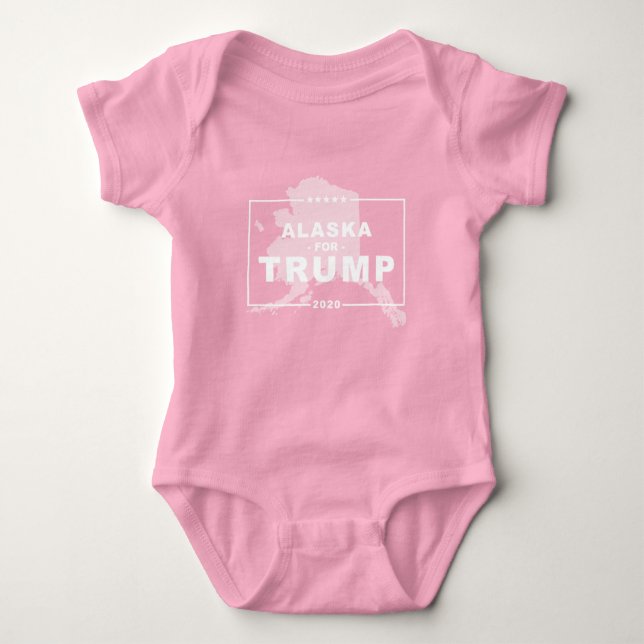 ALASKA FOR TRUMP BABY BODYSUIT (Front)