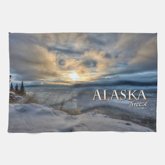 Alaska Freeze Tea Towel (Horizontal)