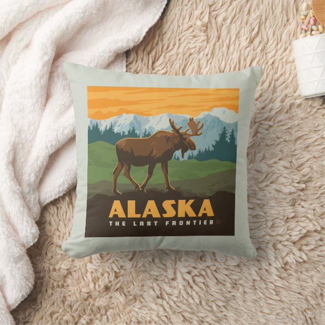 Alaska | Frontier Moose Cushion (Blanket)