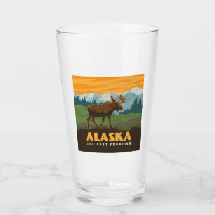 Alaska Frontier Moose Glass