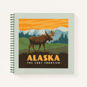 Alaska   Frontier Moose Notebook