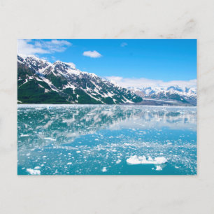 Alaska frozen blue sea postcard