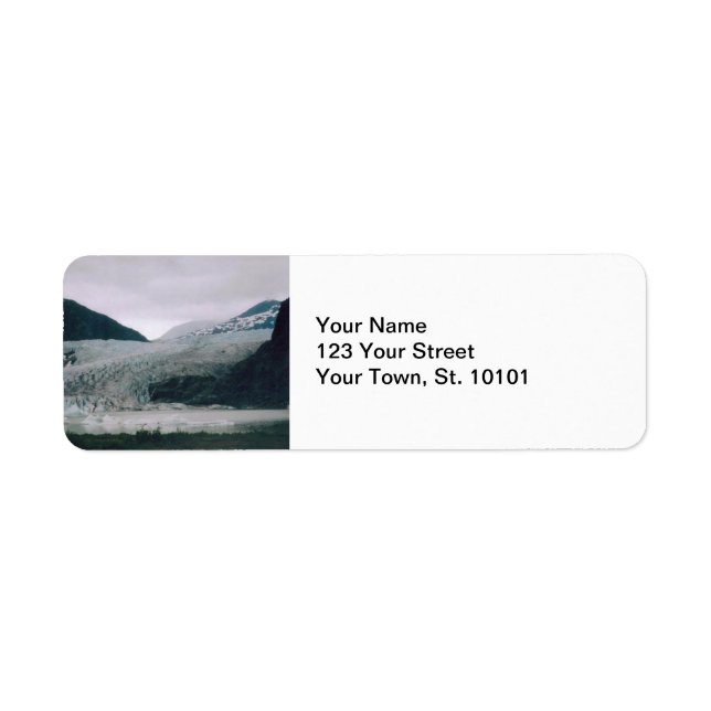 Alaska Glacier Return Address Label (Front)
