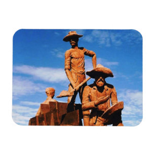 Alaska Gold Mining Miners Gold Rush Photo Designed Magnet