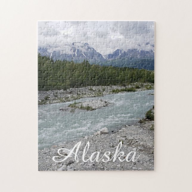 Alaska granite Creek Puzzle (Vertical)