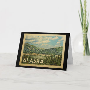 Alaska Greeting Card Vintage Travel