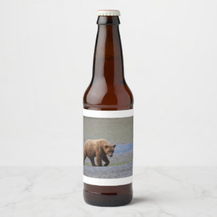 Alaska - Grizzly 9 Beer Bottle Label