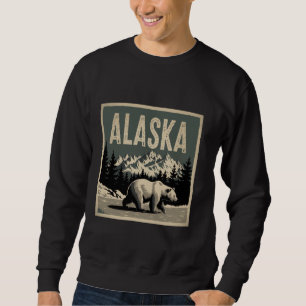 Alaska Grizzly Bear Brown Bear Sweatshirt